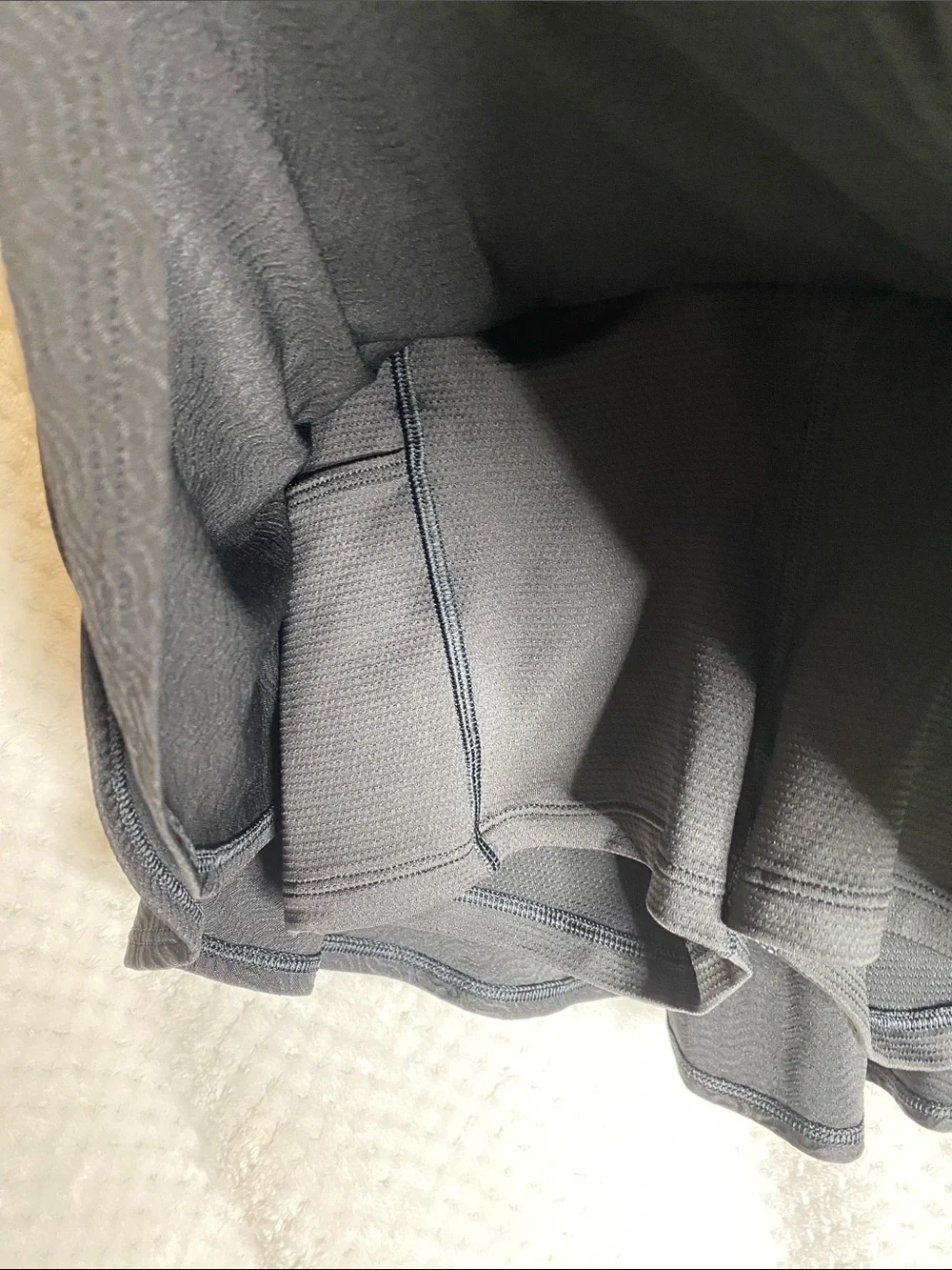 Athleta Black Girls' Athletic Skort Textured Material